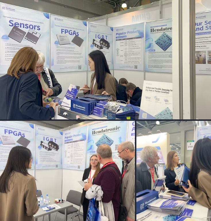 Hendatronic team meeting customers at Expo Electronica 2024